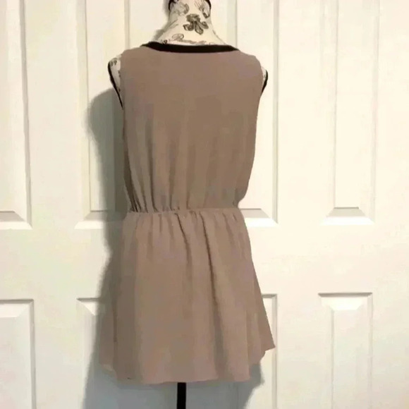 Naked Zebra V Neck Drawstring Dress in Size  Small - Picture 3 of 6